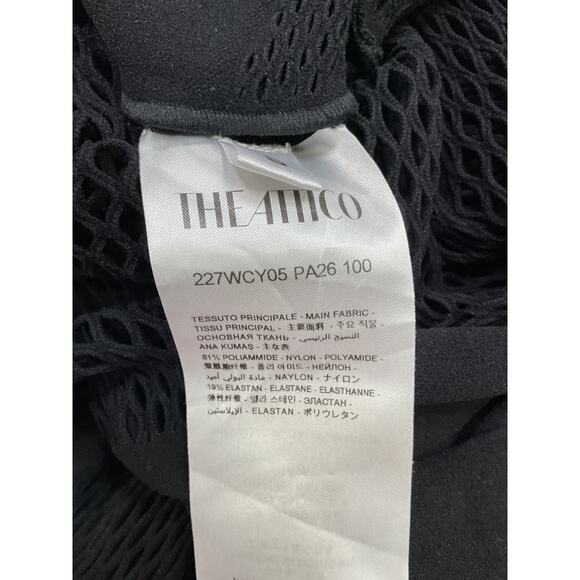The Attico Black Polyamide Mesh Bodysuit Size S - Picture 5 of 5